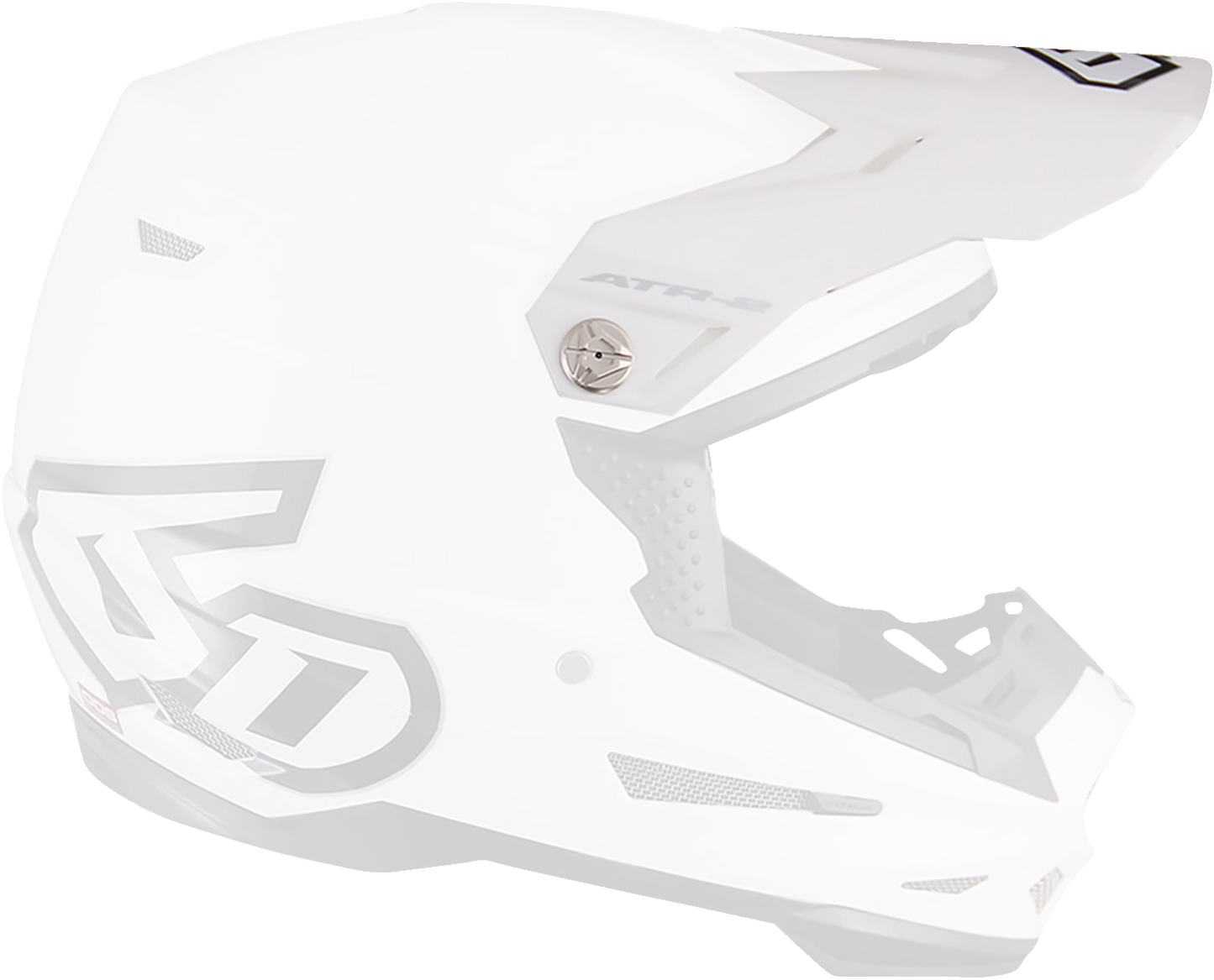 6D ATR-2 Visor - White 72-6054