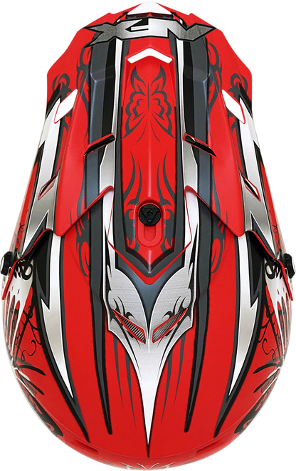 Casco AFX FX-17 - Mariposa - Rojo Ferrari mate - Grande 0110-7119