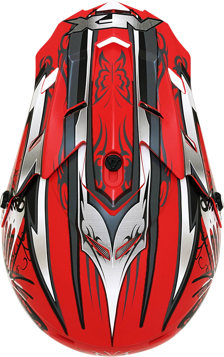 Casco AFX FX-17 - Mariposa - Rojo Ferrari mate - Pequeño 0110-7117