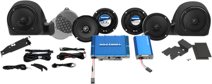 HOGTUNES Kit de altavoz/amplificador dual para Ultra Harley-Davidson QC ULTRA 6-RM 