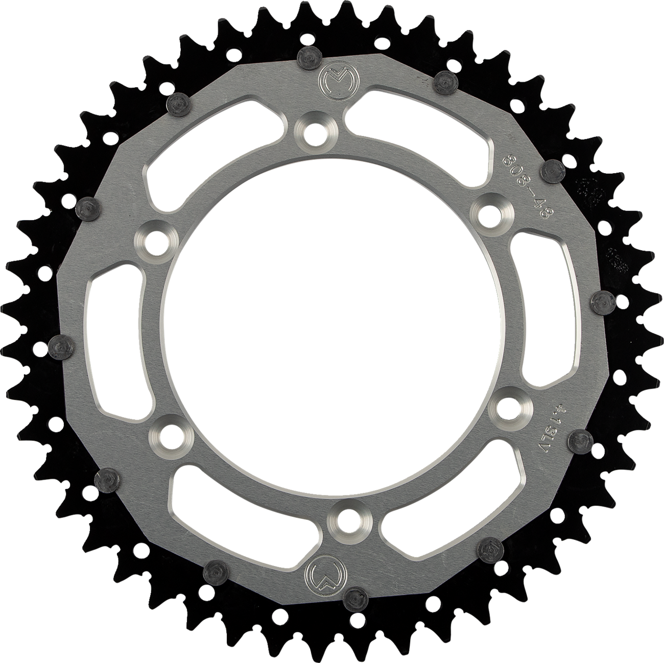 MOOSE RACING Dual Sprocket - Silver - 48 Tooth 1210-808-48-11X