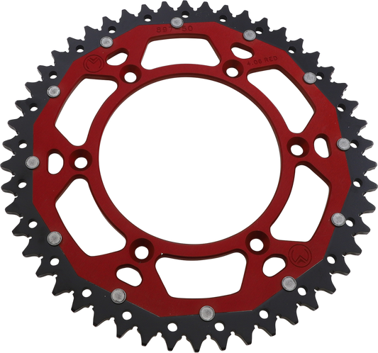 MOOSE RACING Dual Sprocket - Red - 50 Tooth 1210-897-50-13X