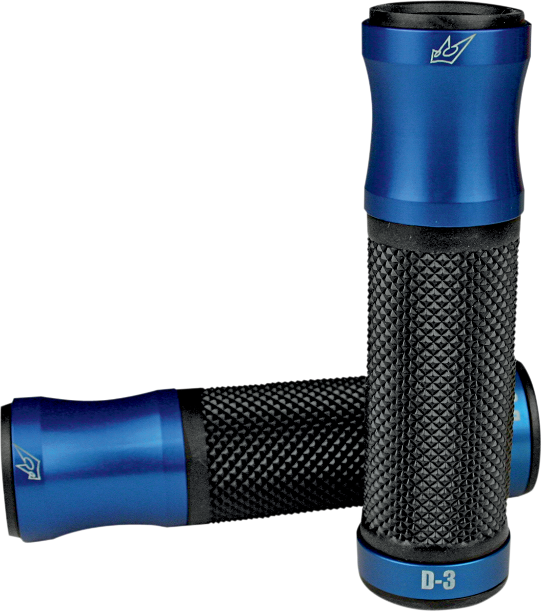 DRIVEN RACING Grips - D3 - 1" - Blue/Black D3BL2