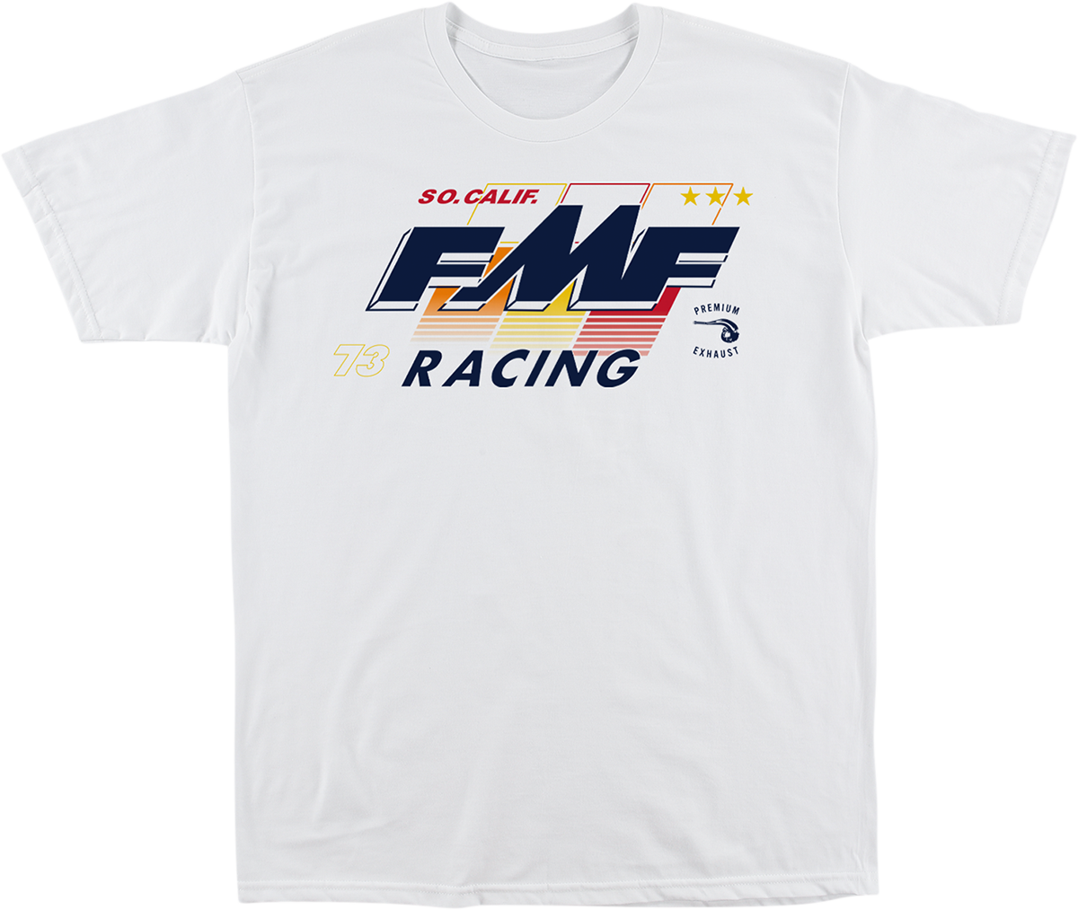 FMF Retro T-Shirt - White - XL FA20118909WHTXL 3030-19712