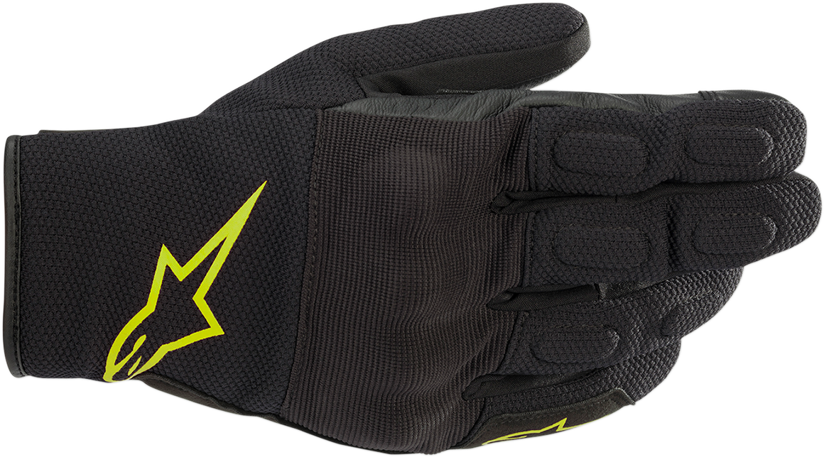 ALPINESTARS S-MAX Drystar Gloves - Black/Fluo Yellow - 2XL 3527620-155-2X