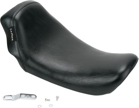 LE PERA Bare Bones Solo Seat - Smooth - Black - Dyna LK-001