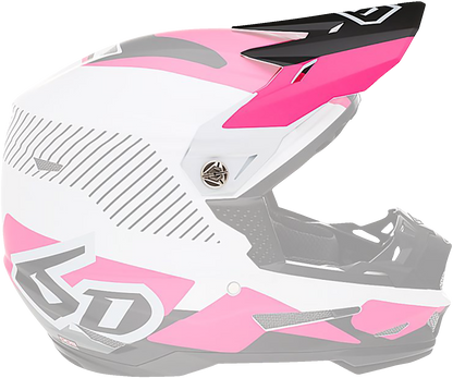 6D ATR-2Y Visor - Fusion - Pink 72-4133