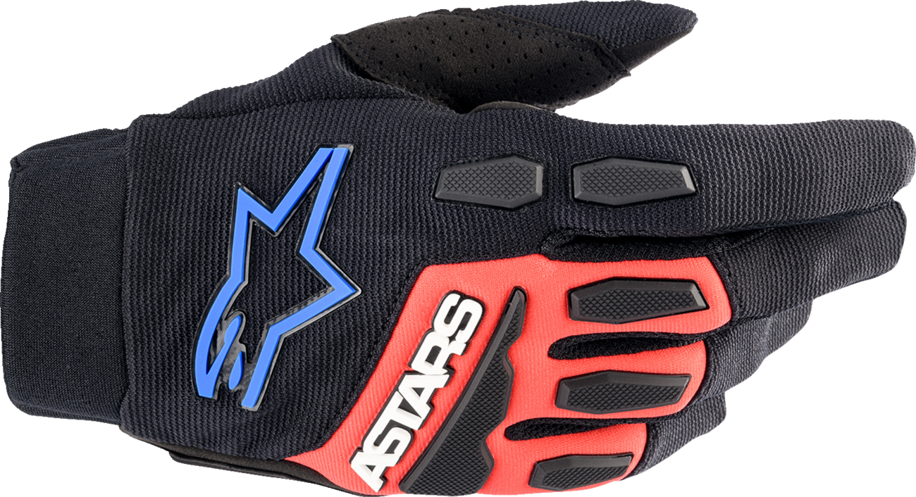 ALPINESTARS Full Bore XT Gloves - Black/Bright Red/Blue - 2XL 3563623-1317-2X