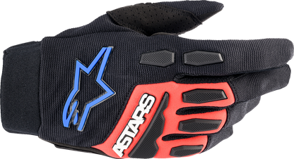 Guantes ALPINESTARS Full Bore XT - Negro/Rojo brillante/Azul - 2XL 3563623-1317-2X 