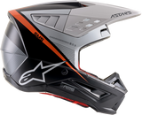 ALPINESTARS SM5 Helmet - Rayon - Black/White/Orange - Small 8304121-1242-SM