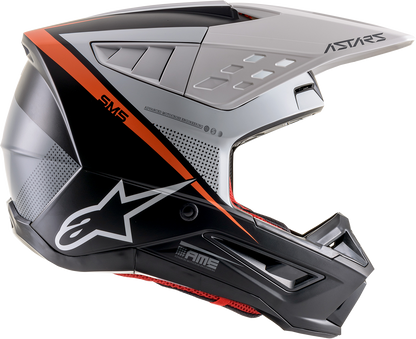 ALPINESTARS SM5 Helmet - Rayon - Black/White/Orange - Small 8304121-1242-SM