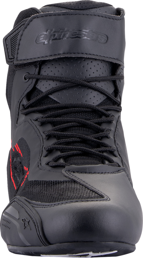 ALPINESTARS Faster-3 Rideknit Riding Shoes - Black/Gray/Red - US 7 2510319-1993-7