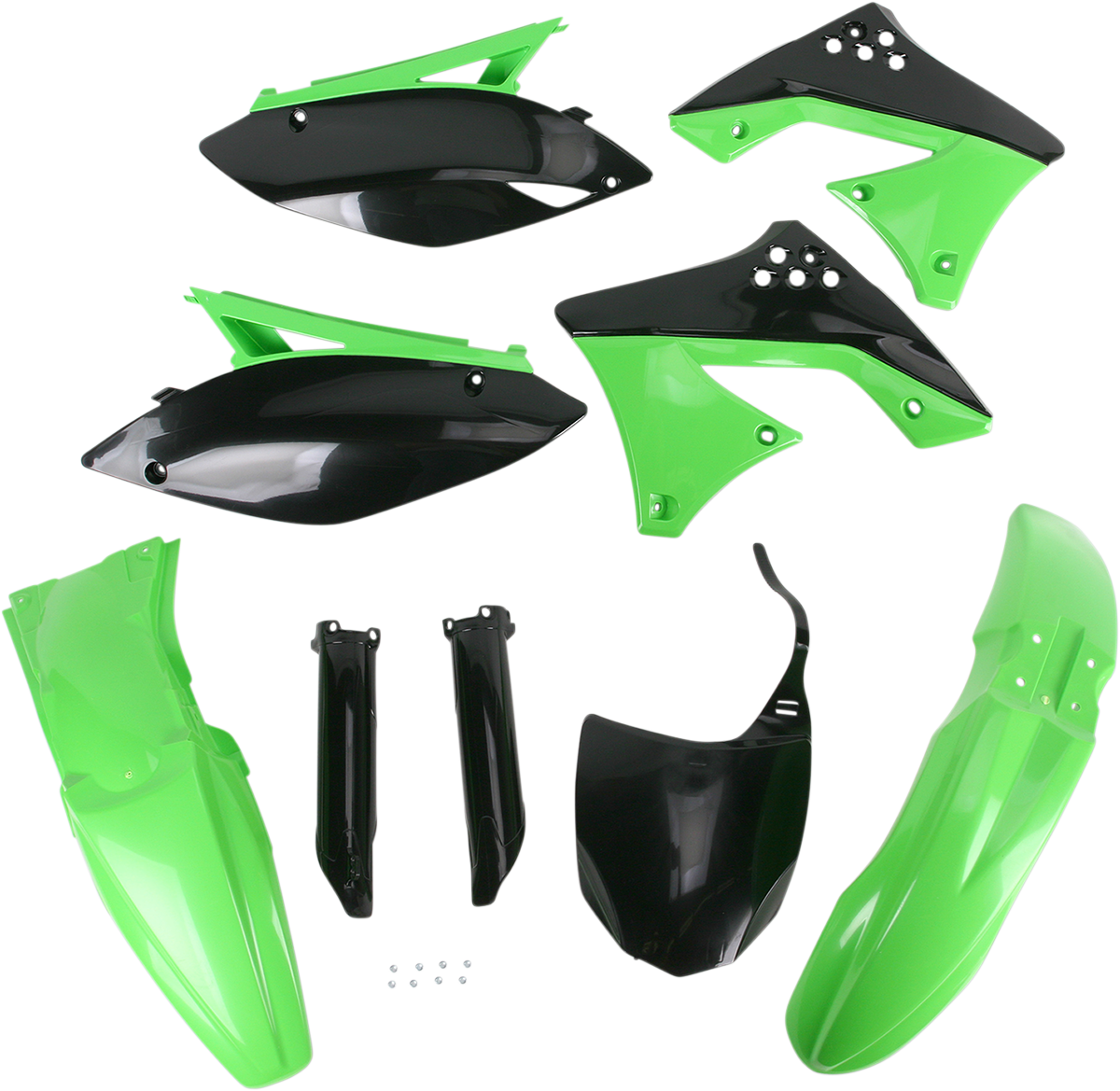 ACERBIS Full Replacement Body Kit - OEM Green/Black 2198050145