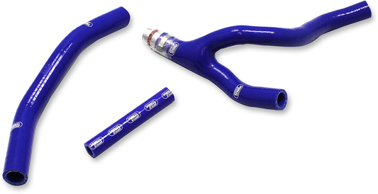 MOOSE RACING Race Fit Radiator Hose Kit - Blue - Yamaha MBU-YAM-72-BL