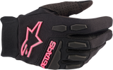 ALPINESTARS Women's Stella Full Bore Gloves - Black/Fluo Pink - Large 3583622-1390-L