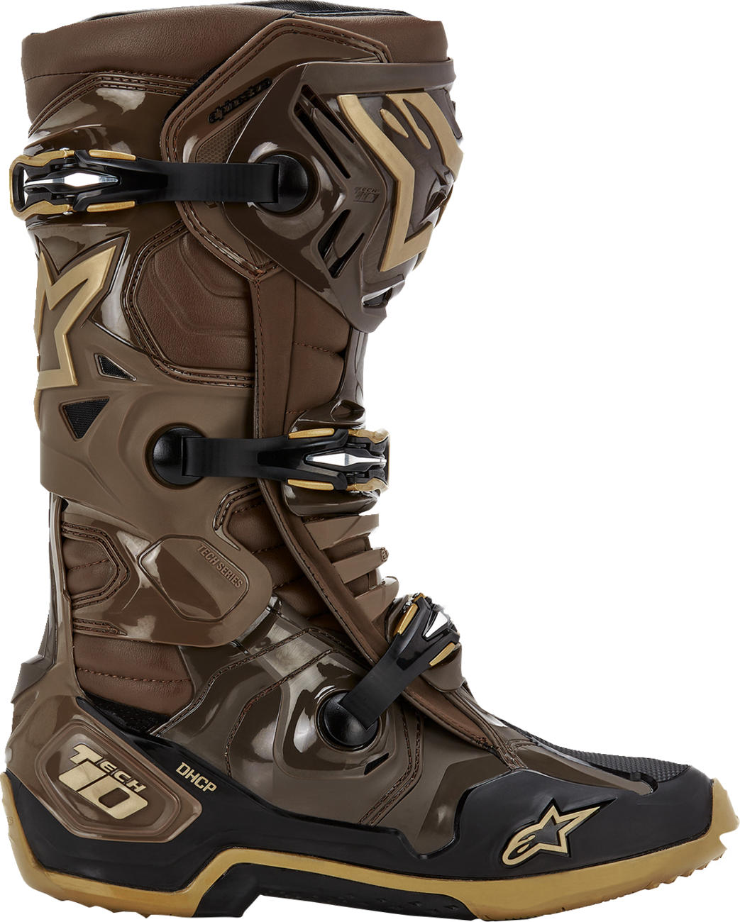 ALPINESTARS Limited Edition Squad '23 Tech 10 Boots - Brown/Gold - US 10 2010020-839-10