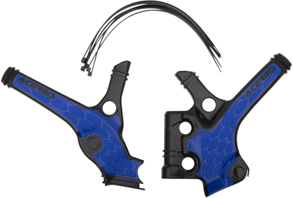 ACERBIS X-Grip Frame Guards - Black/Blue N/F 22 YZ85 2736391004