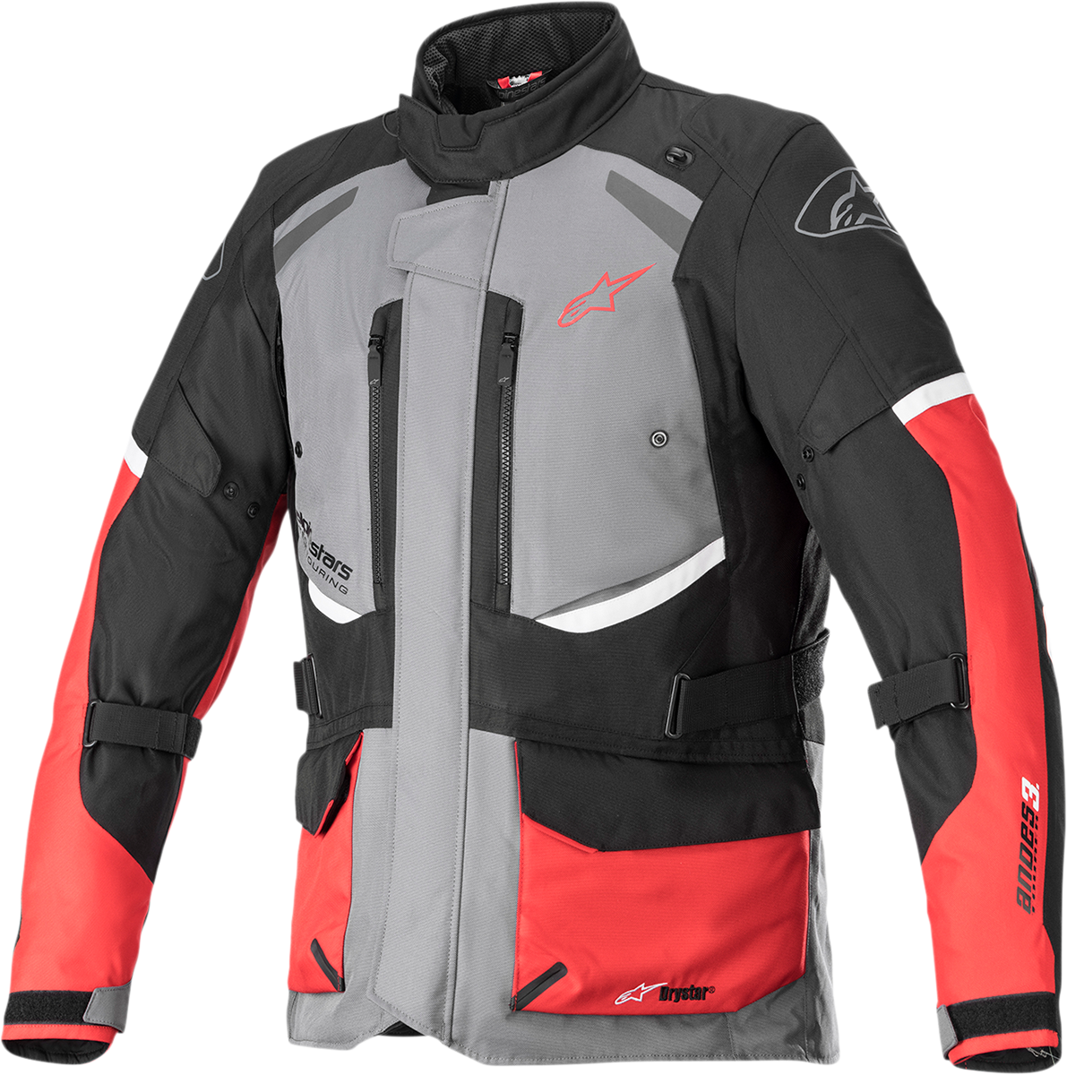 Chaqueta ALPINESTARS Andes v3 - Gris/Negro/Rojo - Pequeña 3207521-9018-S