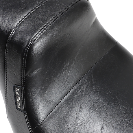 LE PERA Daytona 2-Up Seat - Without Backrest - Smooth - Black - FLFB LYO-543S