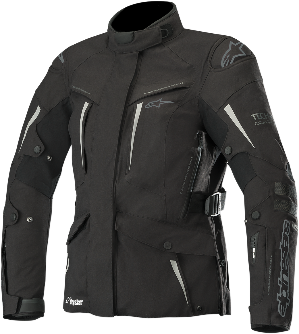 ALPINESTARS Stella Yaguara Drystar® Jacket - Black/Anthracite - 2XL 3213218-104-2X