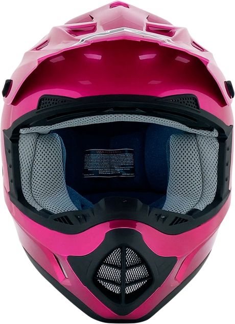 AFX FX-17Y Helmet - Fuchsia - Medium 0111-0947