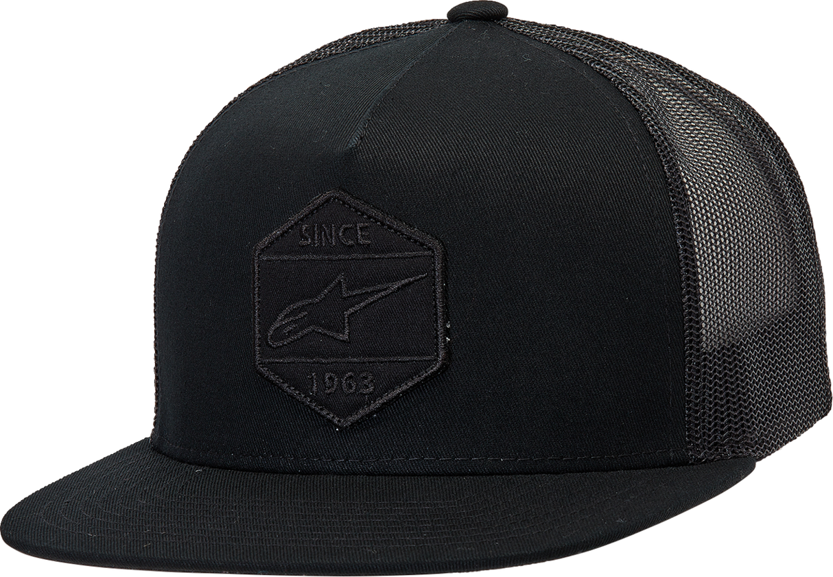 Gorra Trucker ALPINESTARS Bolt - Negro/Negro - Talla única 1213810141010OS 
