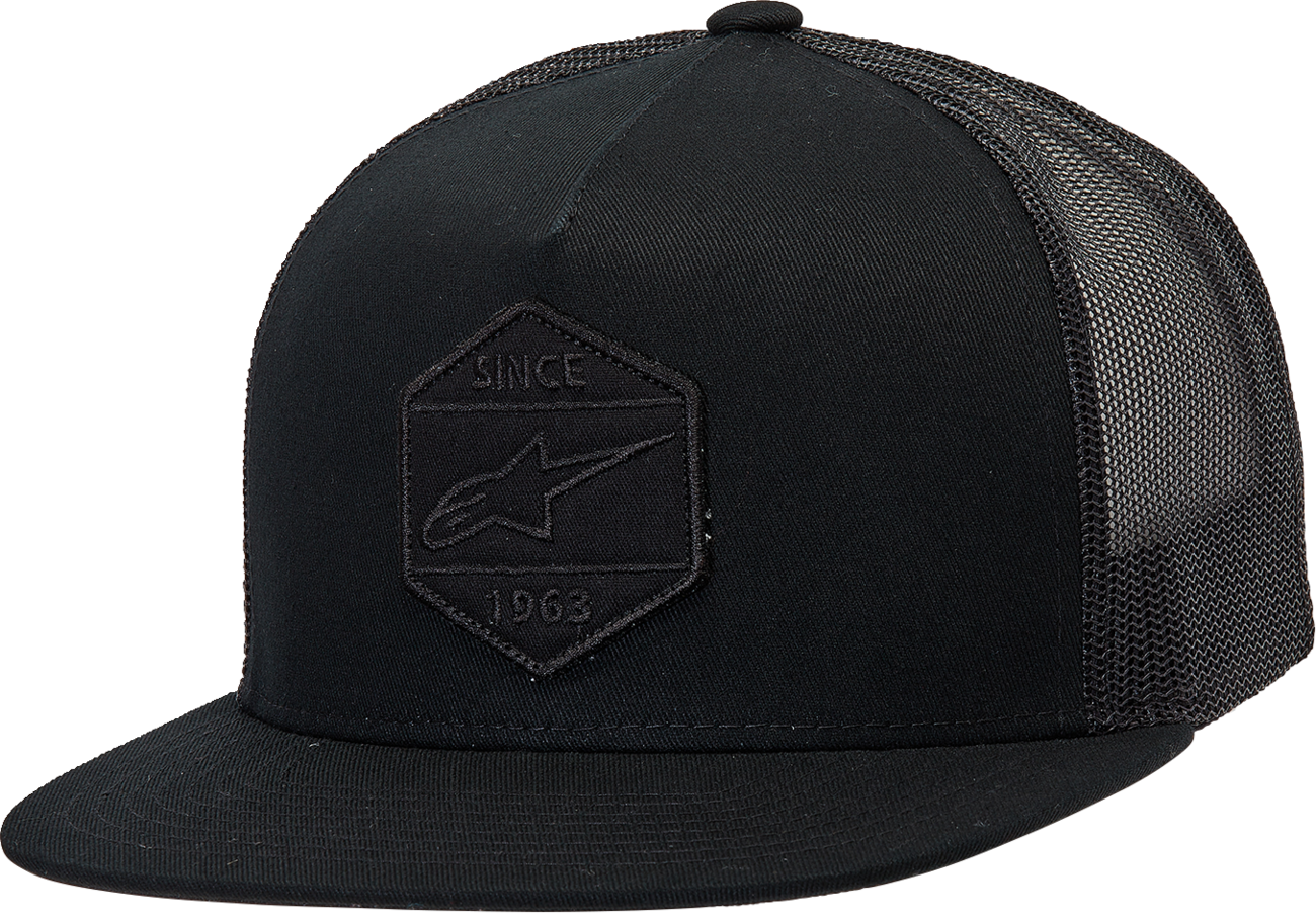 ALPINESTARS Bolt Trucker Hat - Black/Black - One Size 1213810141010OS