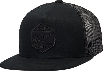 ALPINESTARS Bolt Trucker Hat - Black/Black - One Size 1213810141010OS