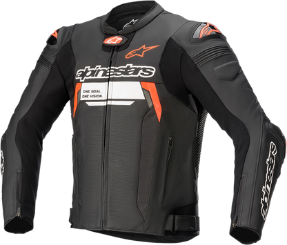 ALPINESTARS Missile Ignition v2 Leather Jacket - Black/Red/White - US 40 / EU 50 3100222-1030-50