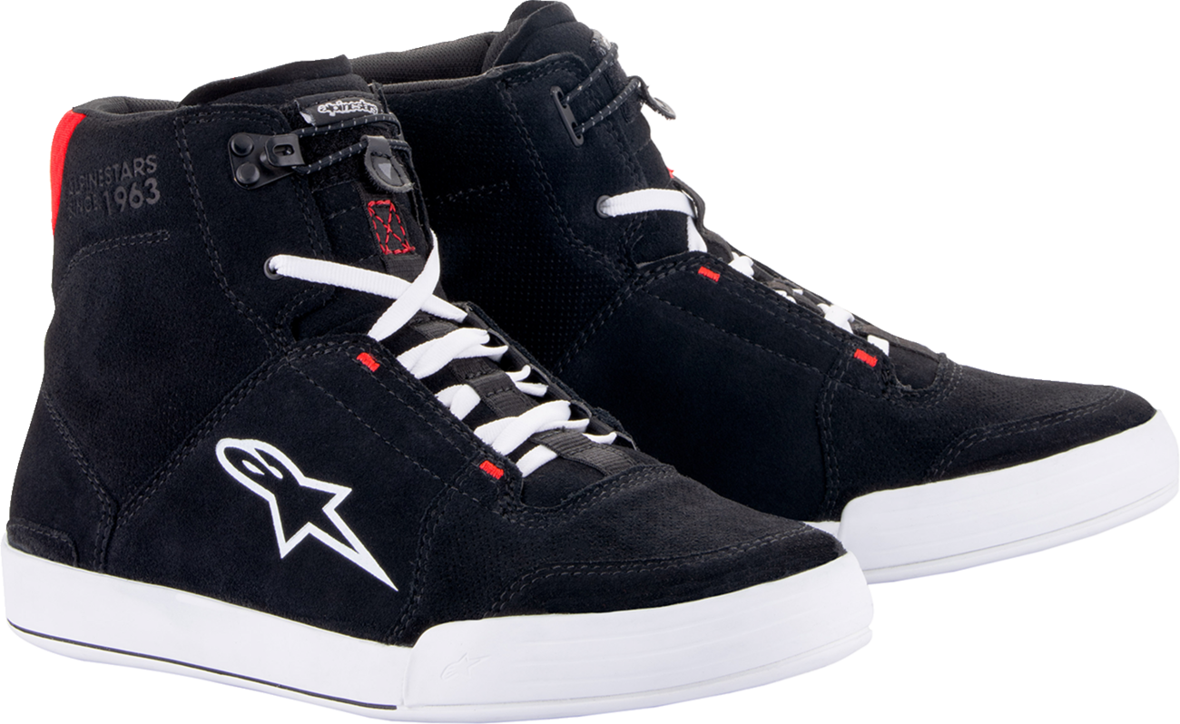 Zapatos ALPINESTARS Chrome - Negro/Blanco/Rojo - US 10 2512322130410 