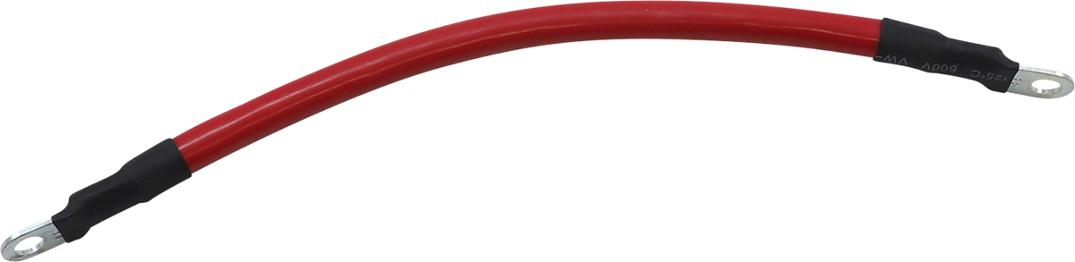 MOOSE RACING Battery Cable - 8" - Red 680-6708