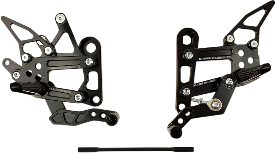 DRIVEN RACING TT Rearset - FZ09 DRP-716-BK