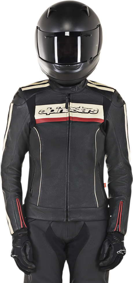 ALPINESTARS Stella Dyno v2 Jacket - Black/Red - US 6 / EU 42 3112518-1830-42