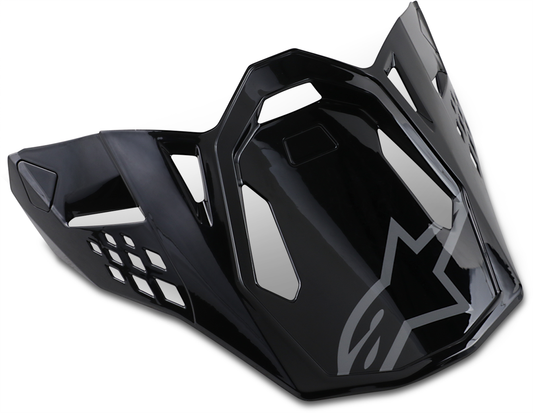 ALPINESTARS Supertech M8 Visor - Radium - White/Black/Gloss Mid Gray 8981151-1180