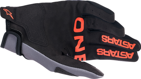 ALPINESTARS Radar Gloves - Magnet Neon/Red - Large 3561823-9397-L