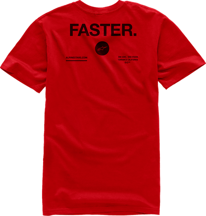 ALPINESTARS Faster T-Shirt - Red -2XL 1232-72208-302X