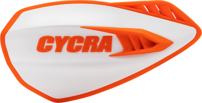 CYCRA Handguards - Cyclone - White/Orange 1CYC-0056-229