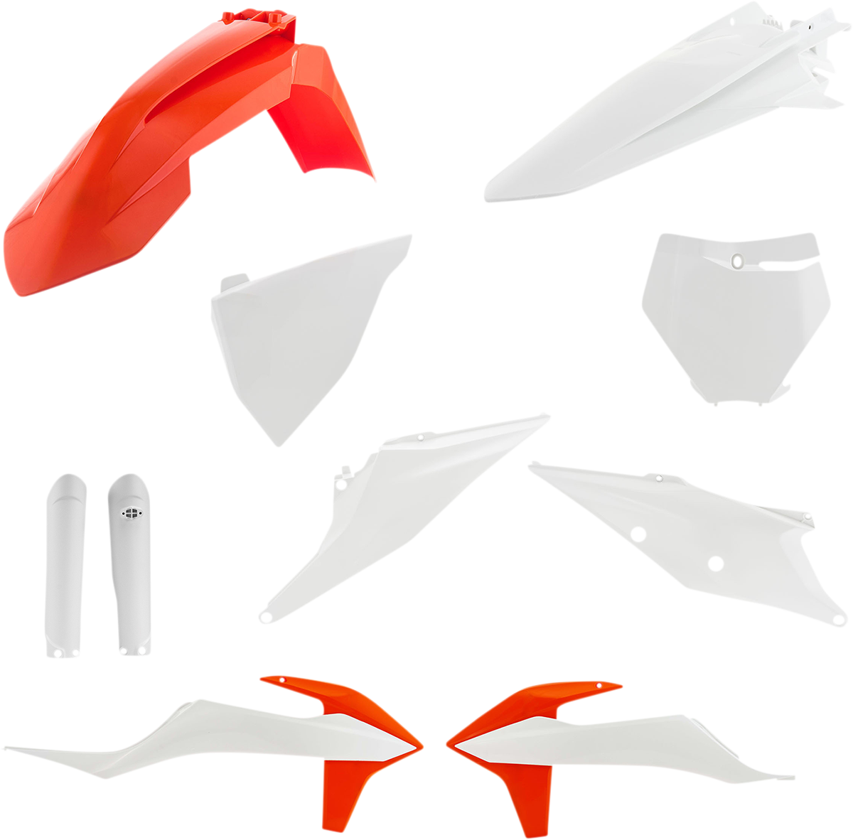 Kit de carrocería de repuesto completo ACERBIS - OEM blanco/naranja 2726497118