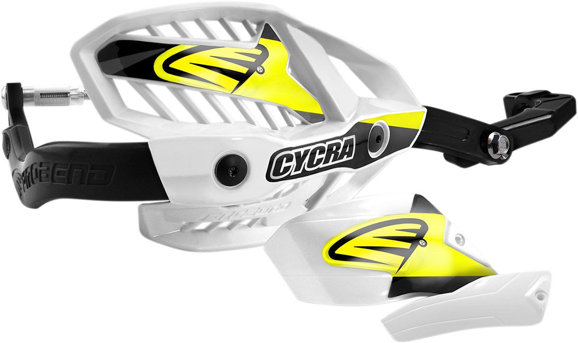 CYCRA Handguards - HCM - 1-1/8" - White 1CYC-7506-42HCM