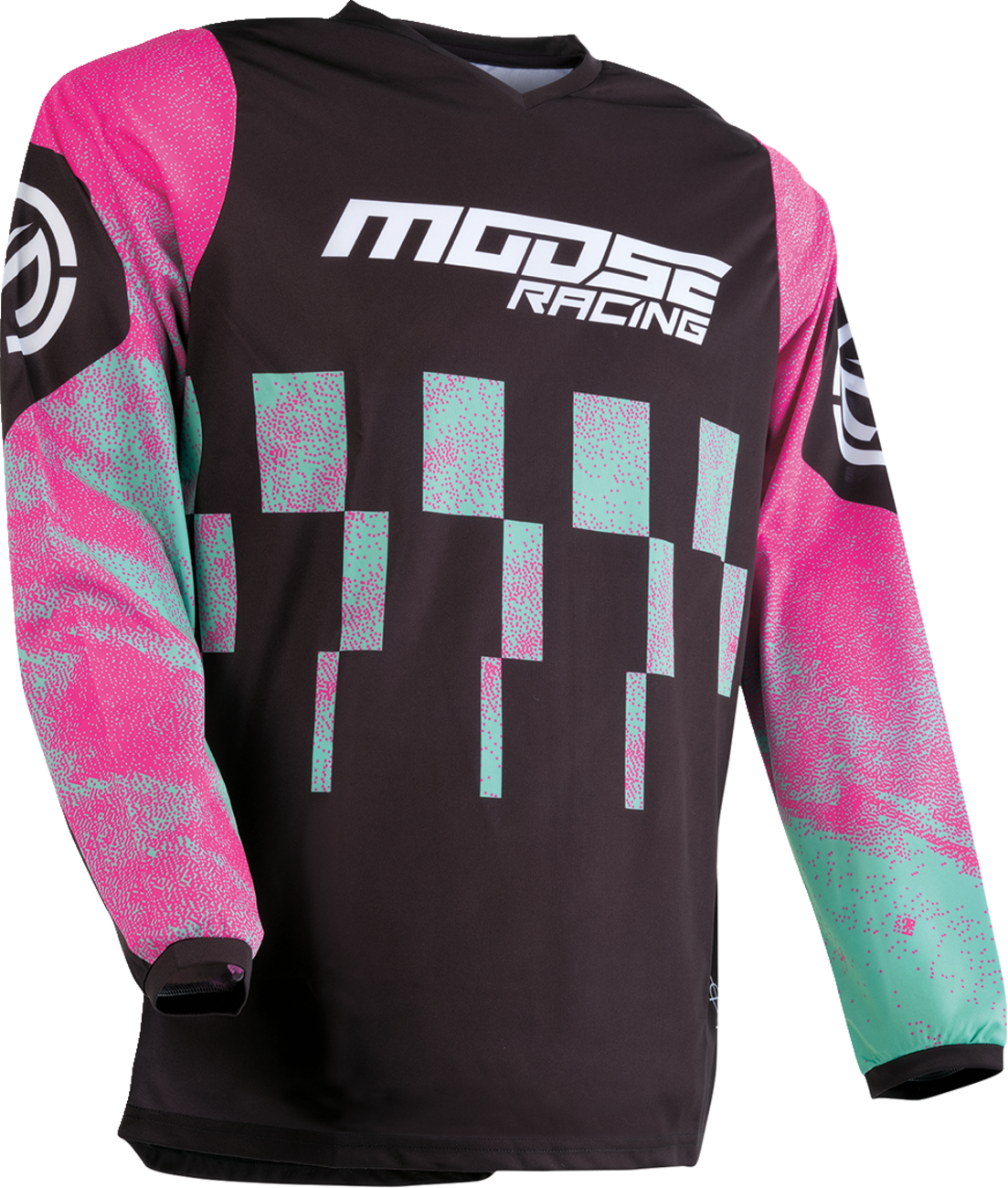 MOOSE RACING Qualifier Jersey - Pink/Teal - 4XL 2910-7524