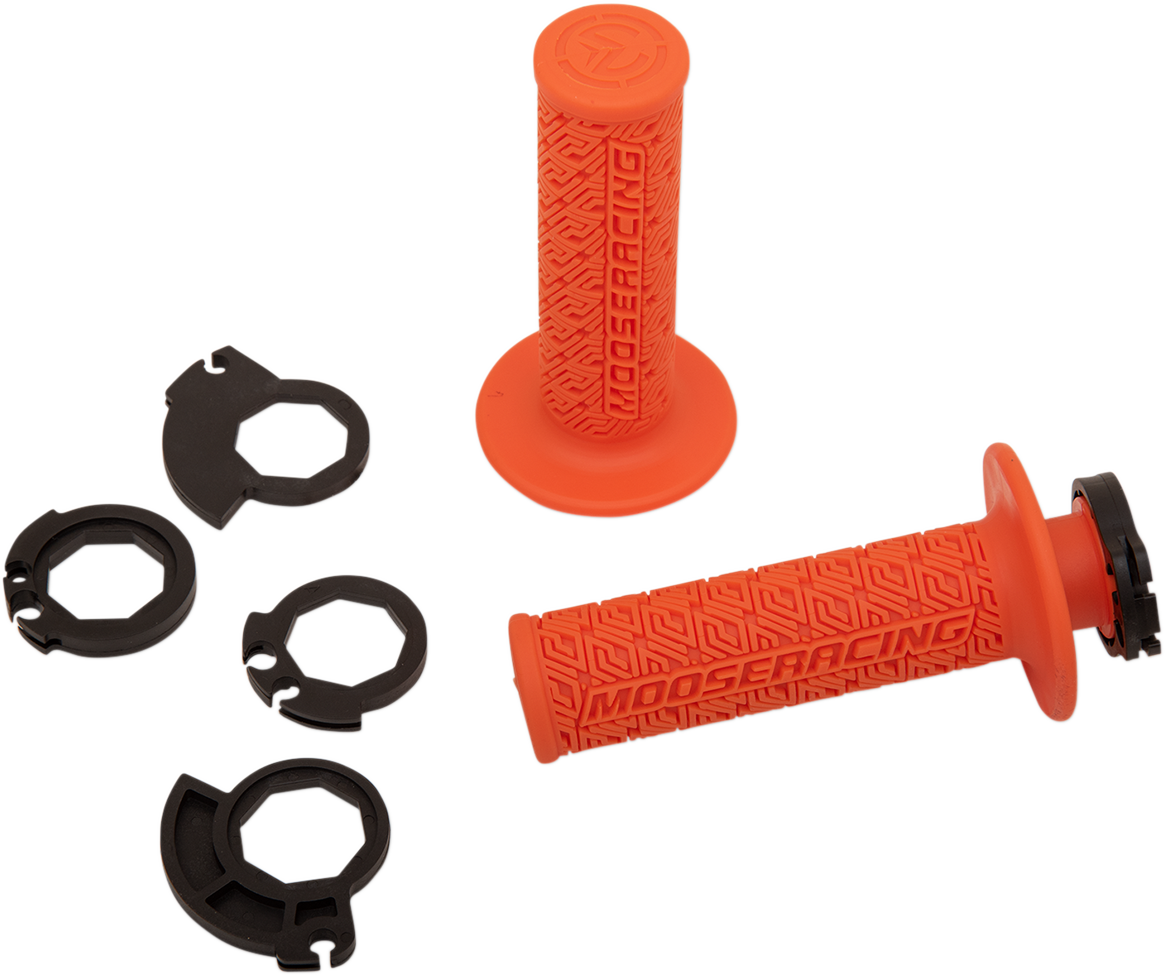 MOOSE RACING Grips - Lock-On - Orange/Black B36MRO-B