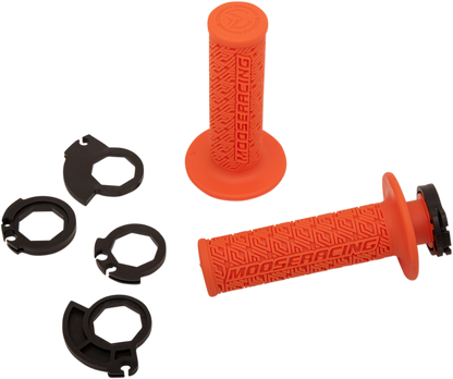 MOOSE RACING Grips - Lock-On - Orange/Black B36MRO-B