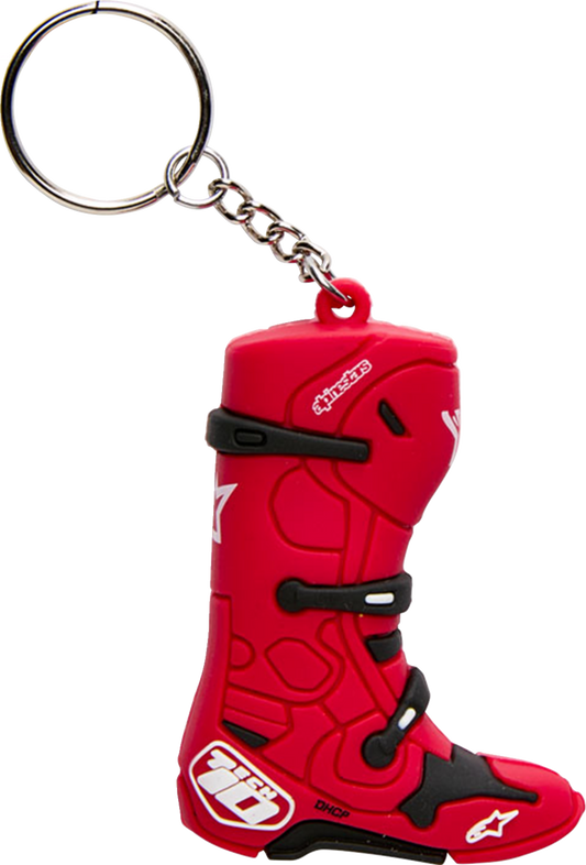 ALPINESTARS Key Fob - Tech 10 Boot - Red 12309400030OS