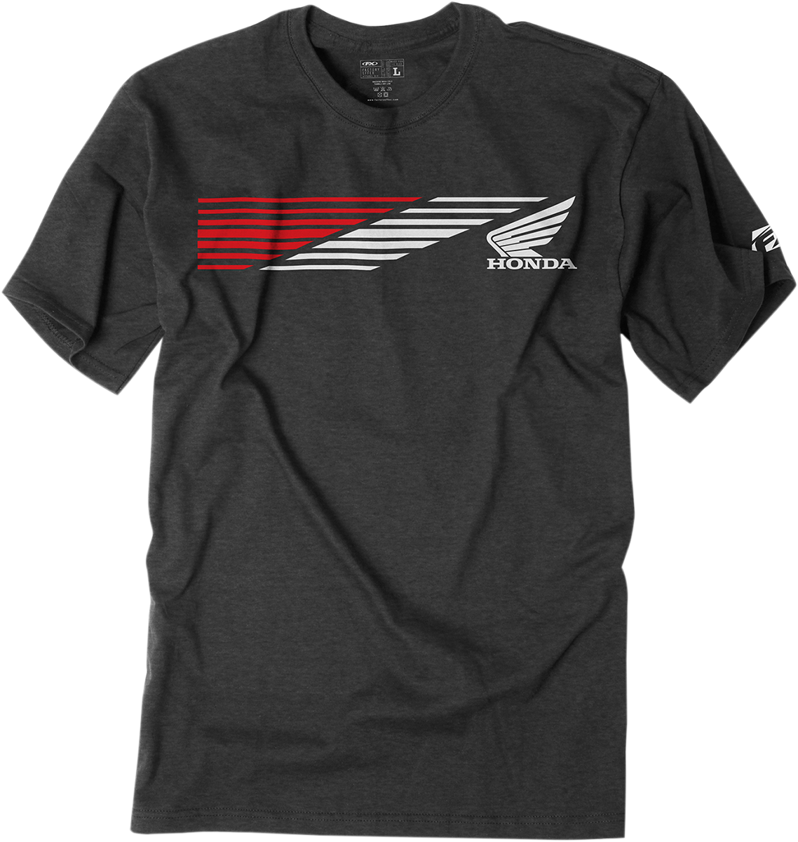Camiseta FACTORY EFFEX Honda Speed ​​- Carbón - Grande 19-87304 