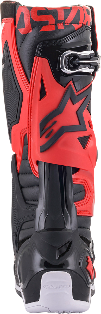 Botas ALPINESTARS Tech 10 - Negro/Rojo - US 7 2010020-31-7 