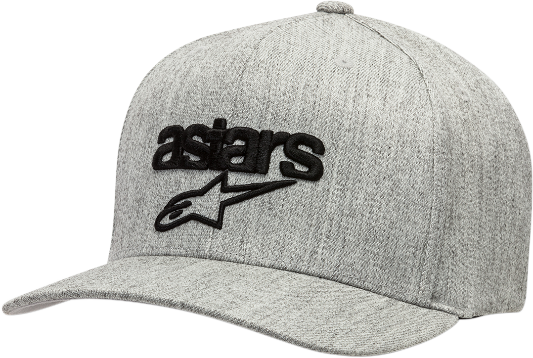 ALPINESTARS Heritage Hat - Heather Gray/Black - Large/XL 1019811121126LX