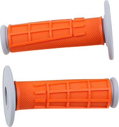 MOOSE RACING Grips - Compound - Half-Waffle - Orange 1MG2315-VEM