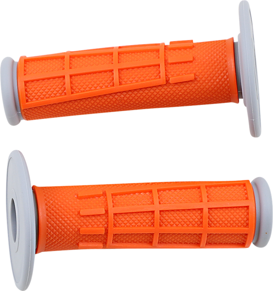 MOOSE RACING Grips - Compound - Half-Waffle - Orange 1MG2315-VEM