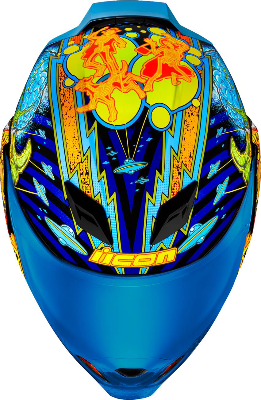 ICON Airflite™ Helmet - Bugoid Blitz - Blue - Large 0101-15549
