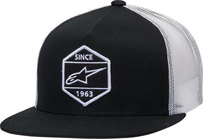 ALPINESTARS Bolt Trucker Hat - Black/White - One Size 1213810141020OS